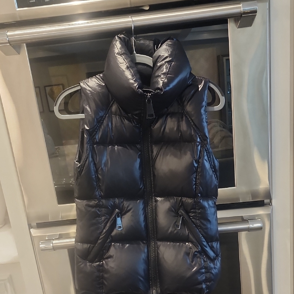 SAM. Shiny Black Outerwear Womens